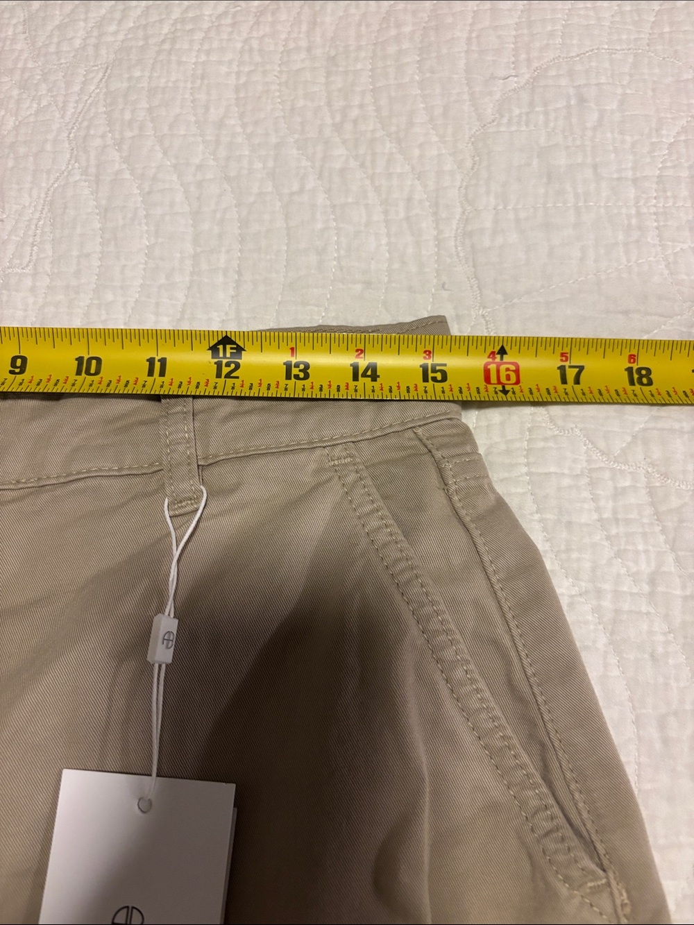 NWT Anine Bing Briley high rise Wide-Leg pants in Tan 28 - Picture 12 of 14
